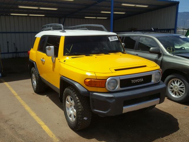 JTEBU11F370053481 - 2007 TOYOTA FJ CRUISER YELLOW photo 1