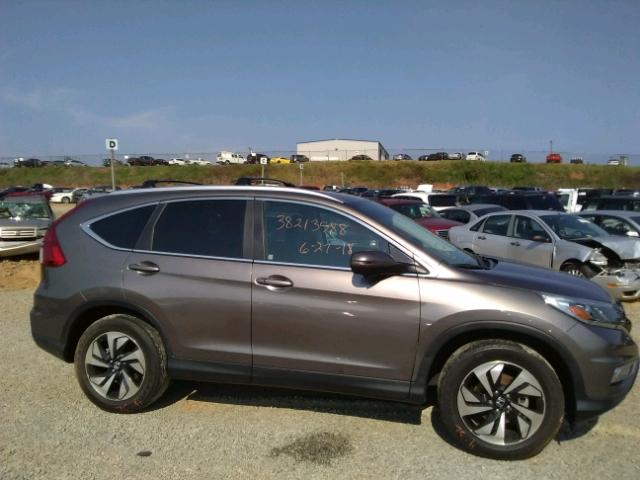 5J6RM3H92FL017805 - 2015 HONDA CR-V TOURI GRAY photo 9