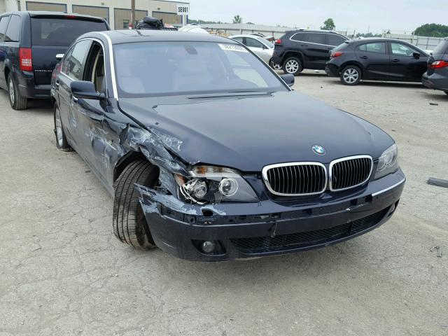 WBAHN83598DT80001 - 2008 BMW 750 LI BLUE photo 1