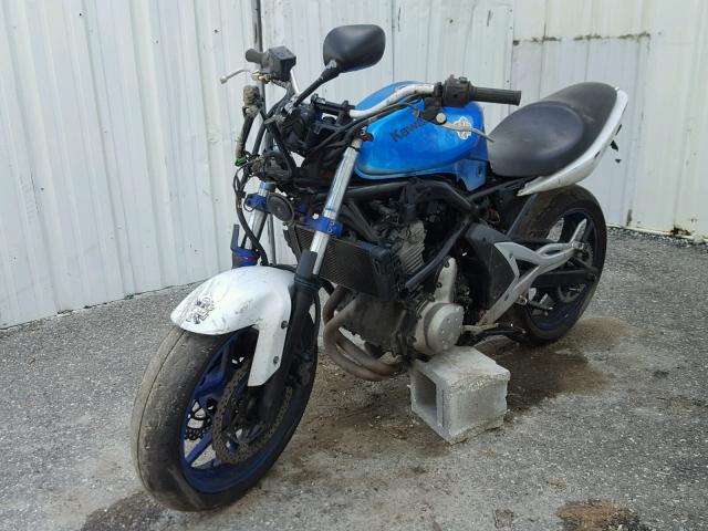 JKAEXEA176A011600 - 2006 KAWASAKI EX650 A6F BLUE photo 2