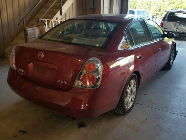 1N4AL11D96C231429 - 2006 NISSAN ALTIMA S RED photo 4