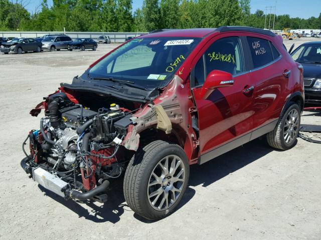 KL4CJ1SB7HB099733 - 2017 BUICK ENCORE SPO RED photo 2