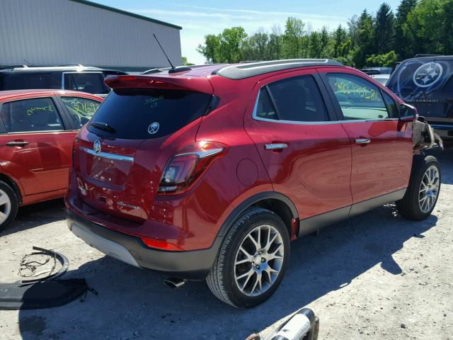 KL4CJ1SB7HB099733 - 2017 BUICK ENCORE SPO RED photo 4