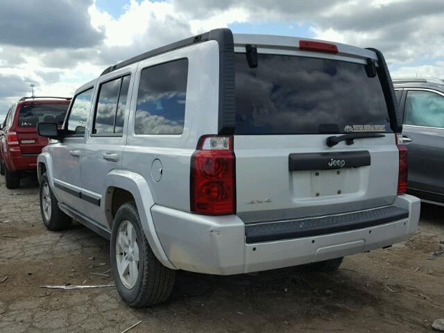 1J8HG48K98C248133 - 2008 JEEP COMMANDER SILVER photo 3