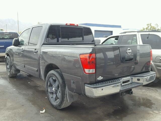 1N6AA0ED1AN310639 - 2010 NISSAN TITAN XE GRAY photo 3