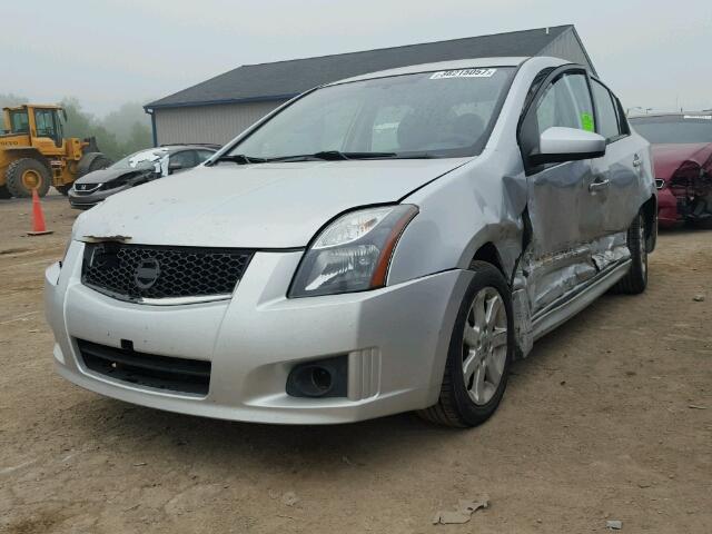 3N1AB6AP7CL608041 - 2012 NISSAN SENTRA 2.0 SILVER photo 2