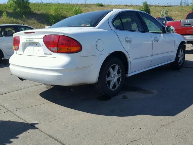 1G3NL52F22C157963 - 2002 OLDSMOBILE ALERO GL WHITE photo 4