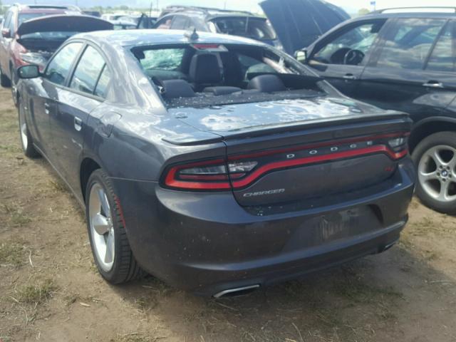 2C3CDXCT3GH258698 - 2016 DODGE CHARGER R/ CHARCOAL photo 3