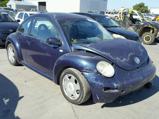 3VWDD21C81M440814 - 2001 VOLKSWAGEN NEW BEETLE 蓝色 照片 1