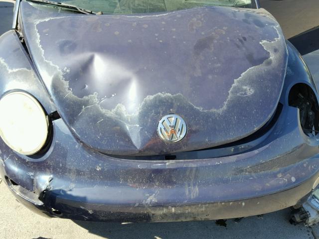 3VWDD21C81M440814 - 2001 VOLKSWAGEN NEW BEETLE 蓝色 照片 7