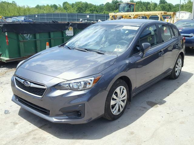 4S3GTAA68J3705725 - 2018 SUBARU IMPREZA CHARCOAL photo 2