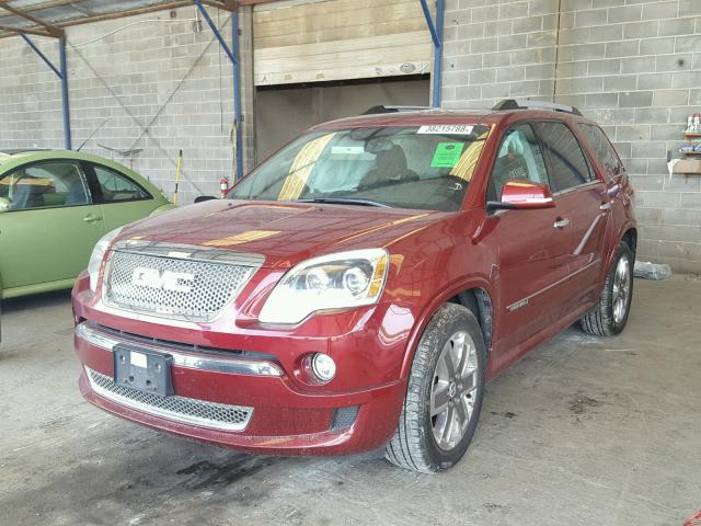 1GKKVTEDXBJ236664 - 2011 GMC ACADIA DEN BURGUNDY photo 2