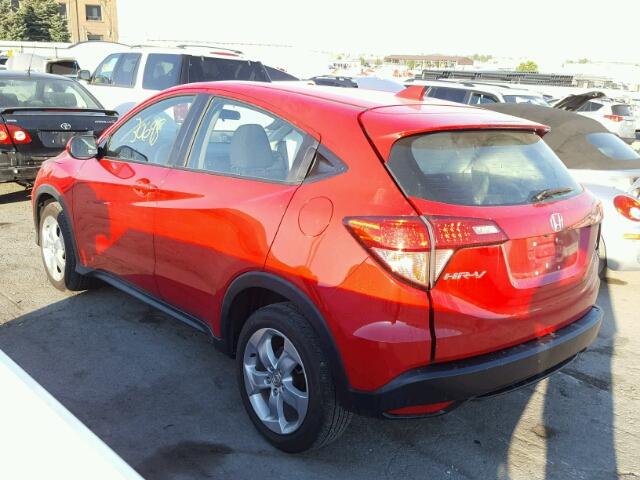 3CZRU6H37GM722807 - 2016 HONDA HR-V LX RED photo 3