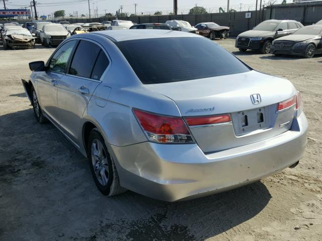 1HGCP2F6XBA133797 - 2011 HONDA ACCORD SE SILVER photo 3