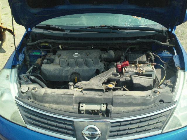 3N1BC13E29L353534 - 2009 NISSAN VERSA S BLUE photo 7