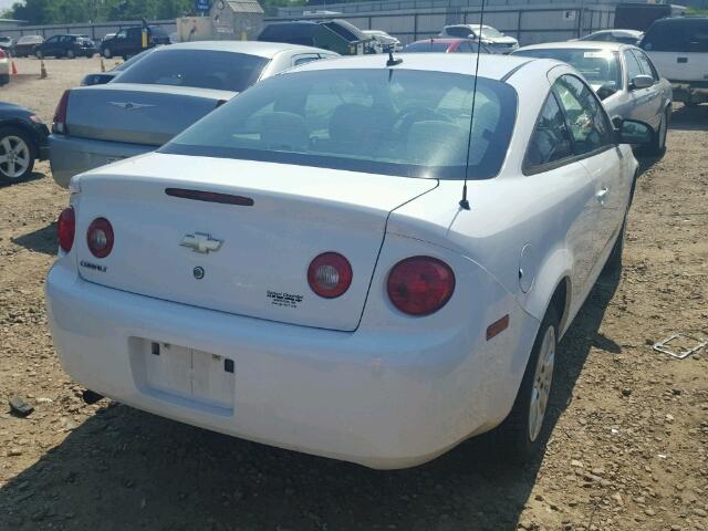 1G1AB1F56A7147190 - 2010 CHEVROLET COBALT WHITE photo 4