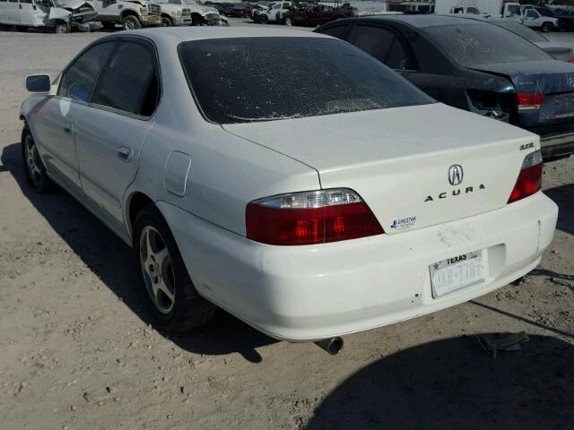 19UUA56603A022748 - 2003 ACURA 3.2TL WHITE photo 3