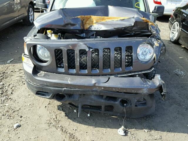 1C4NJPBB4FD361470 - 2015 JEEP PATRIOT SP BLACK photo 7