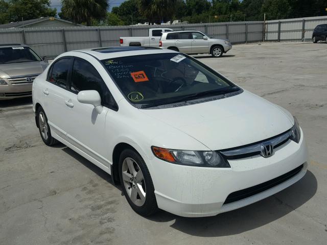 2HGFA16938H527414 - 2008 HONDA CIVIC EXL თეთრი ფოტო 1