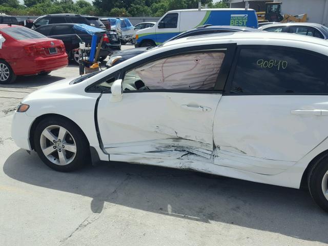 2HGFA16938H527414 - 2008 HONDA CIVIC EXL თეთრი ფოტო 10