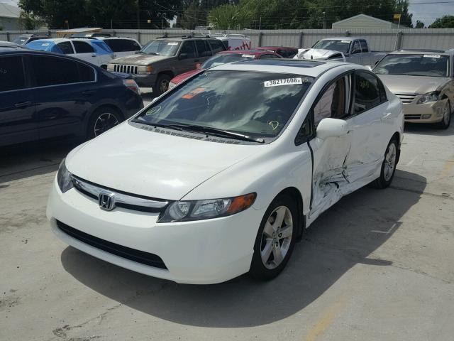 2HGFA16938H527414 - 2008 HONDA CIVIC EXL თეთრი ფოტო 2