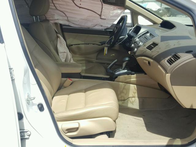 2HGFA16938H527414 - 2008 HONDA CIVIC EXL თეთრი ფოტო 5