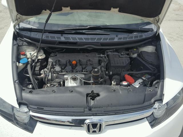 2HGFA16938H527414 - 2008 HONDA CIVIC EXL თეთრი ფოტო 7