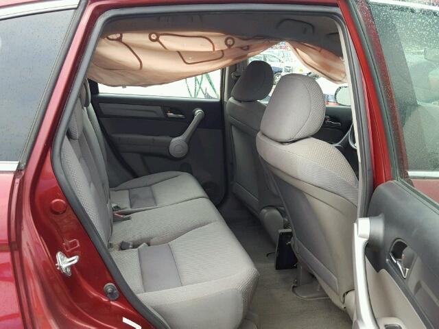 JHLRE48347C011657 - 2007 HONDA CR-V RED photo 6