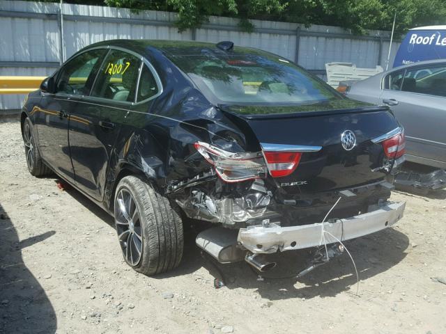 1G4PR5SK1H4104982 - 2017 BUICK VERANO SPO BLACK photo 3