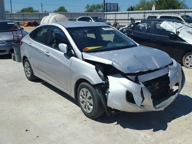 KMHCT4AE1GU110897 - 2016 HYUNDAI ACCENT SE SILVER photo 1