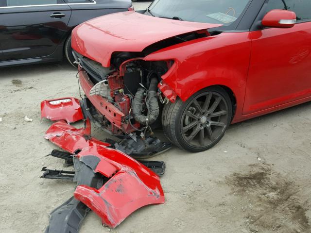 JTLZE4FE2DJ034965 - 2013 TOYOTA SCION XB Rojo foto 9
