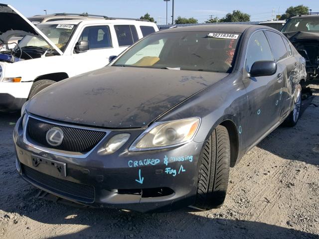 JTHBC96SX75007210 - 2007 LEXUS GS 450H GRAY photo 2