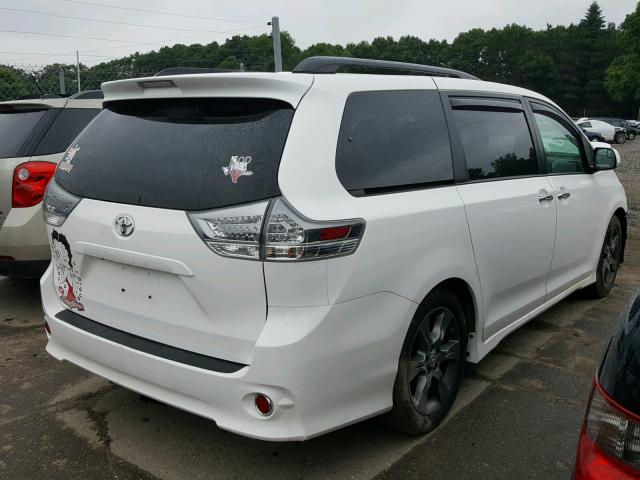 5TDXK3DC7FS672335 - 2015 TOYOTA SIENNA SPO WHITE photo 4