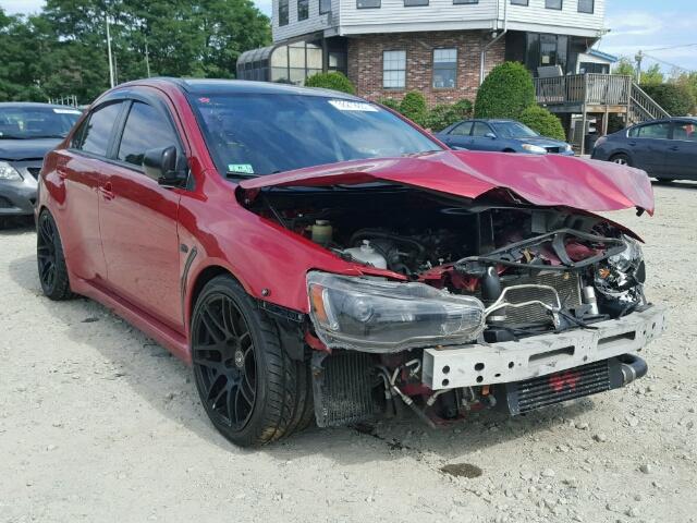 JA3AW86V38U043271 - 2008 MITSUBISHI LANCER EVO RED photo 1