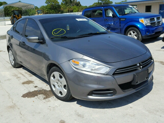 1C3CDFAA5DD266757 - 2013 DODGE DART SE GRAY photo 1