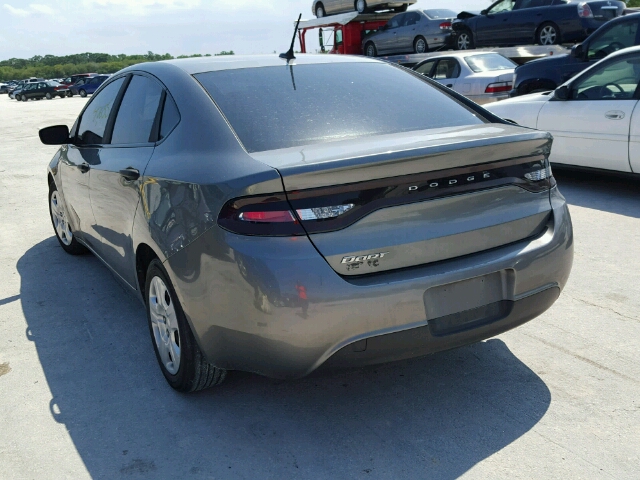 1C3CDFAA5DD266757 - 2013 DODGE DART SE GRAY photo 3