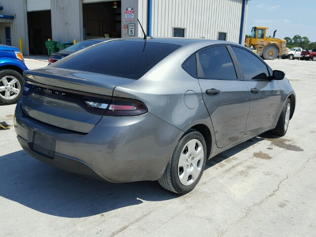 1C3CDFAA5DD266757 - 2013 DODGE DART SE GRAY photo 4