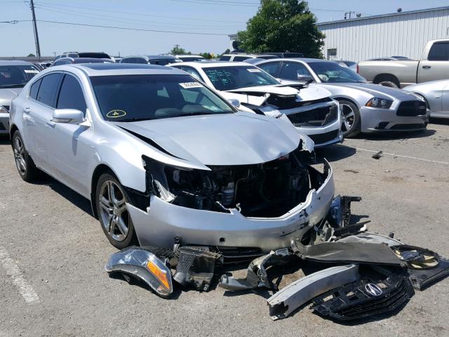 19UUA9F75CA005654 - 2012 ACURA TL SILVER photo 1