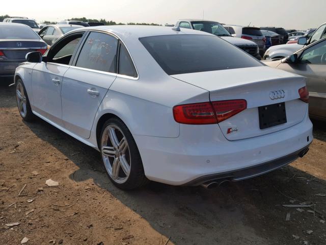 WAUDGAFL3EA114514 - 2014 AUDI S4 PREMIUM WHITE photo 3