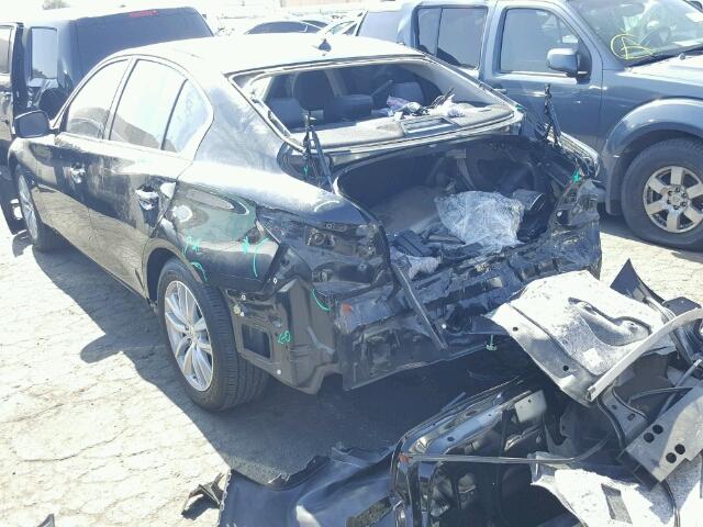 JN1BV7AP7FM355587 - 2015 INFINITI Q50 BASE Negro foto 3