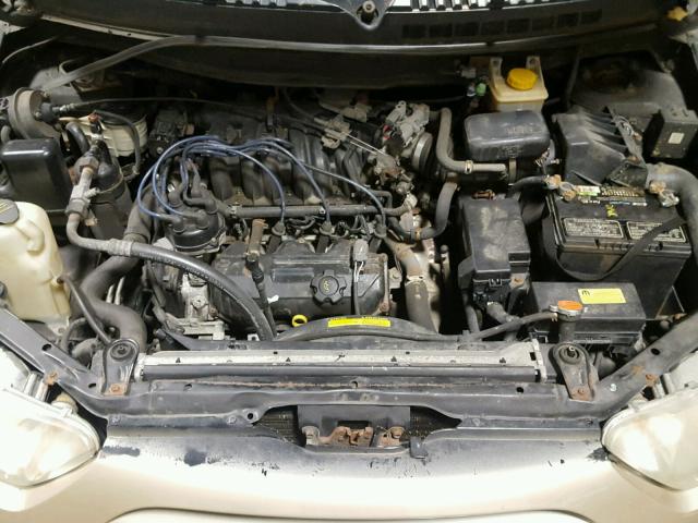 4N2ZN16T11D826069 - 2001 NISSAN QUEST SE TAN photo 7