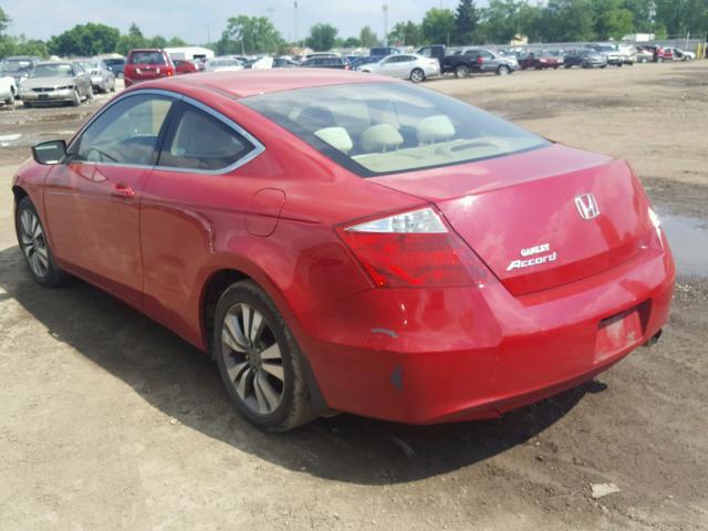 1HGCS12398A015169 - 2008 HONDA ACCORD LX- RED photo 3