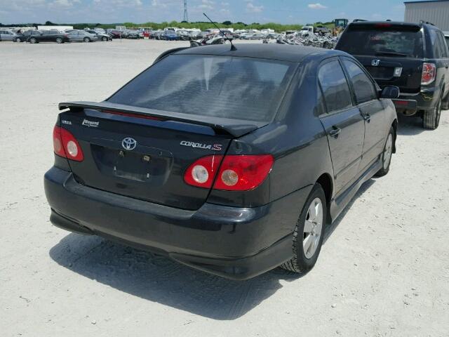 1NXBR32E57Z871757 - 2007 TOYOTA COROLLA CE BLACK photo 4