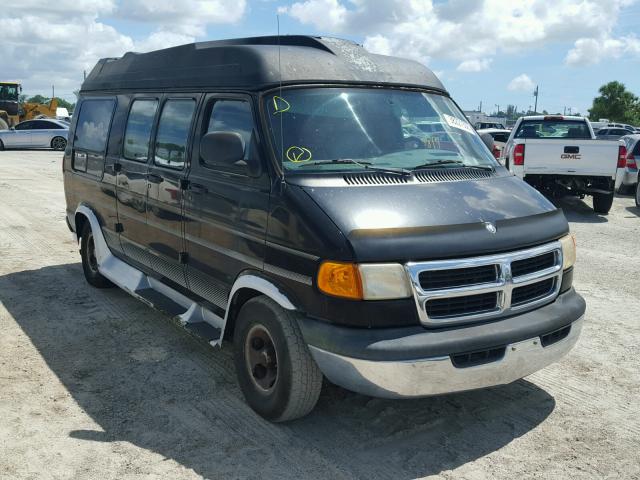 2B6HB11Y8WK114220 - 1998 DODGE RAM VAN B1 BLACK photo 1