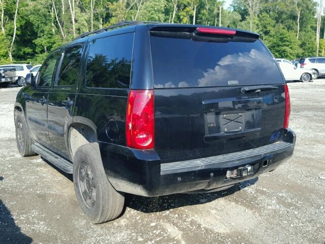 1GKFK13087J138688 - 2007 GMC YUKON BLACK photo 3