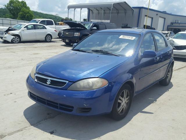 KL5JD66Z97K646823 - 2007 SUZUKI RENO BASE BLUE photo 2