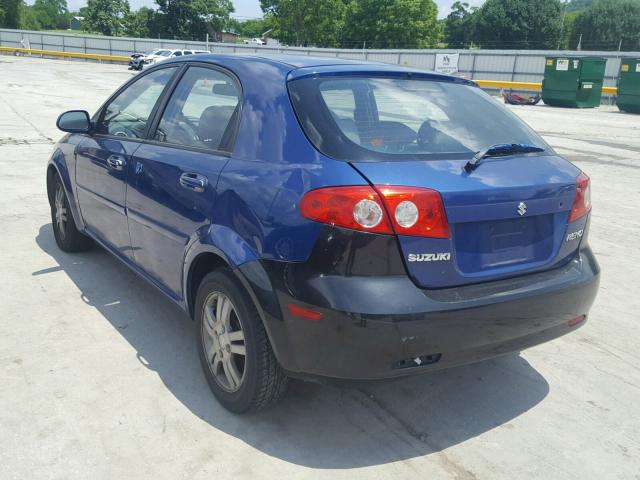 KL5JD66Z97K646823 - 2007 SUZUKI RENO BASE BLUE photo 3