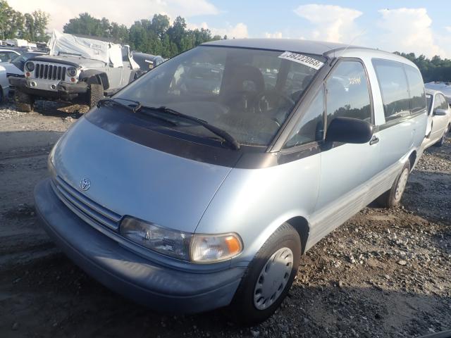 JT3AC11R9N1027976 - 1992 TOYOTA PREVIA DLX BLUE photo 2