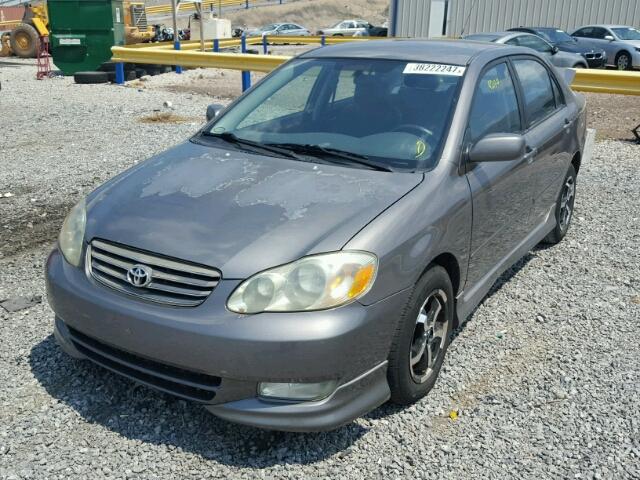 1NXBR32E64Z249132 - 2004 TOYOTA COROLLA CE GRAY photo 2