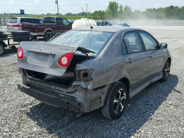 1NXBR32E64Z249132 - 2004 TOYOTA COROLLA CE GRAY photo 4